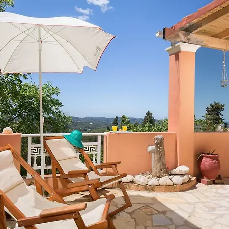 別荘 Sofia's & Amalia's House Corfu Valanio